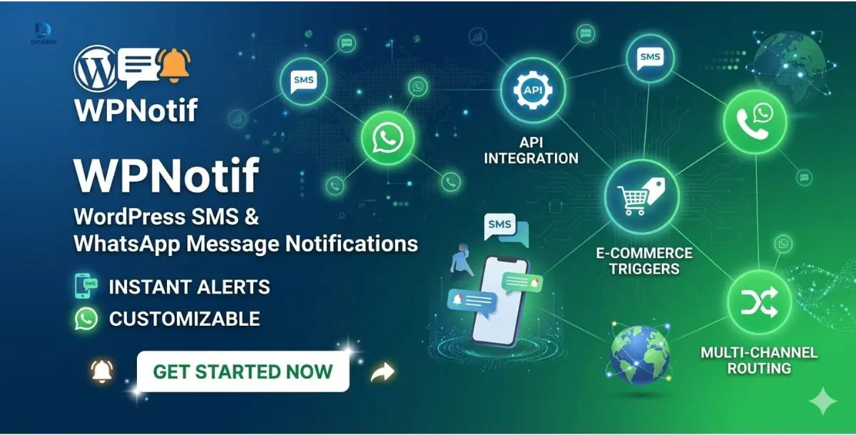 WPNotif – Smart SMS & WhatsApp Notification Plugin for WordPress