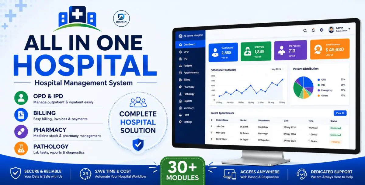 All In One Hospital – Complete Hospital Management Solution