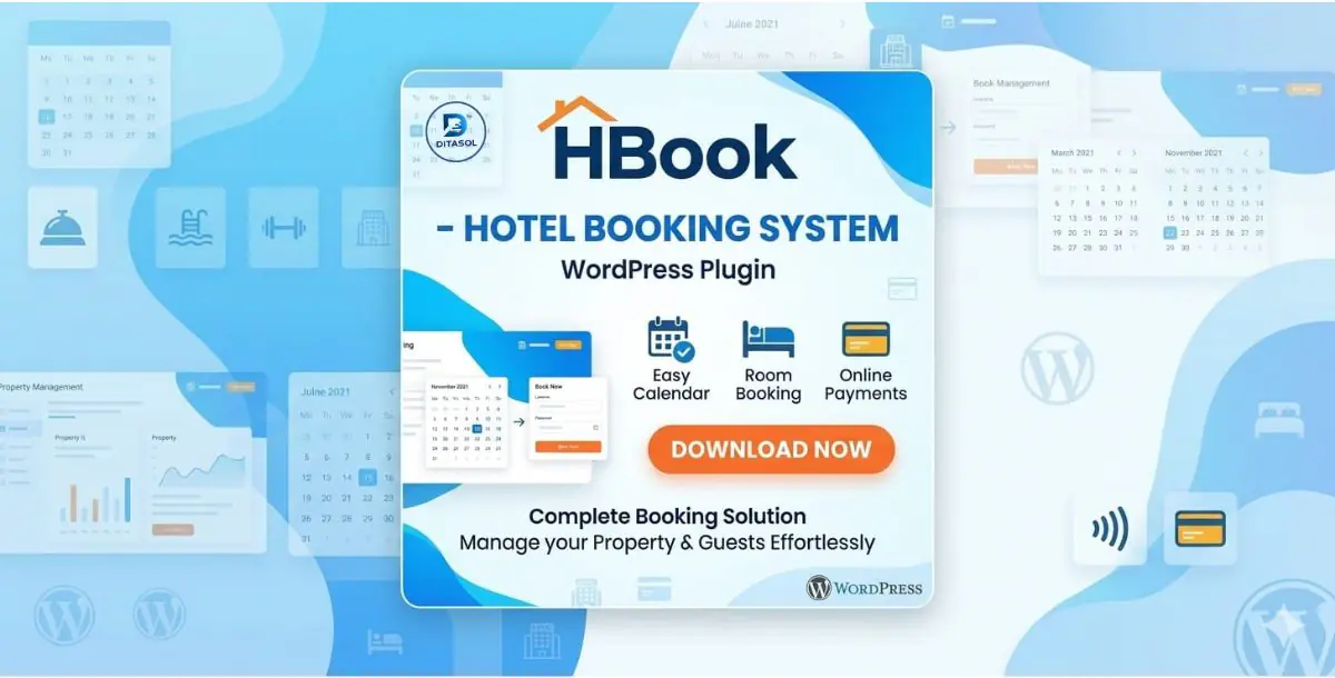 HBook – Complete Hotel Booking & Reservation System